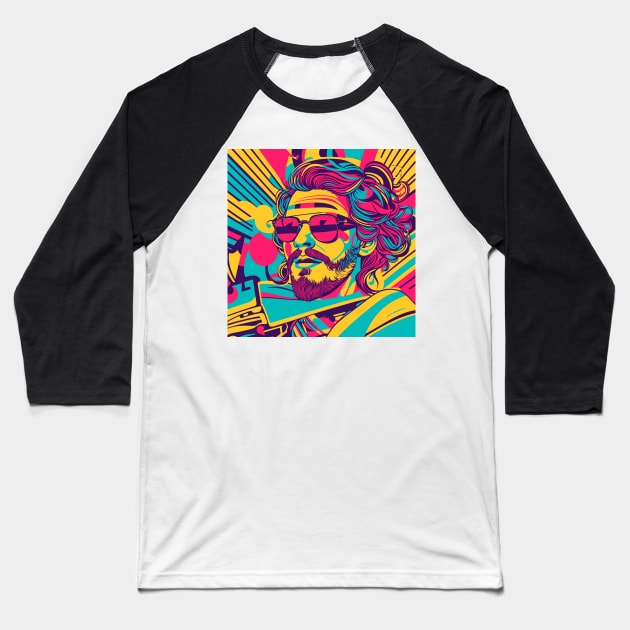 Vive pop art Baseball T-Shirt by ByVili